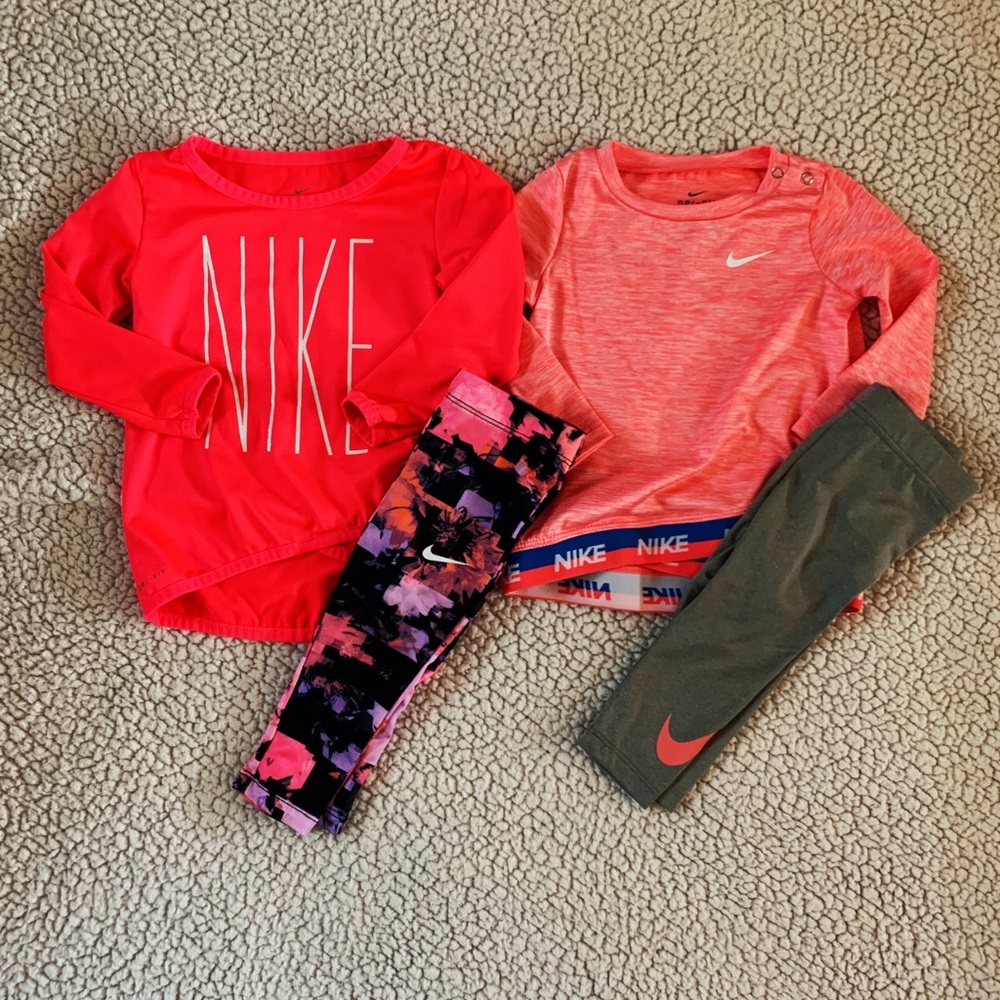 Toddler/Baby NIKE Leggings and Top Dri-Fit Bundle
